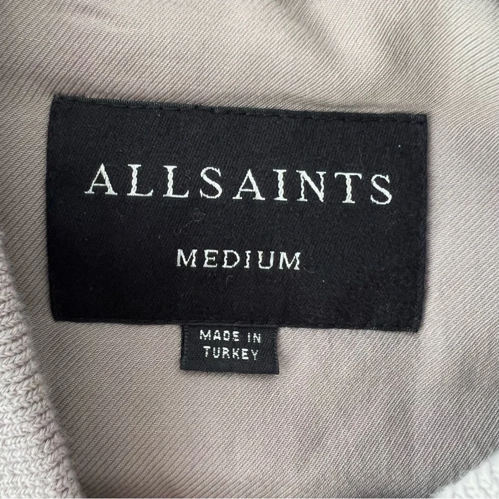 All Saints Bree Lace Bomber Jacket Size Medium - Picture 4 of 16